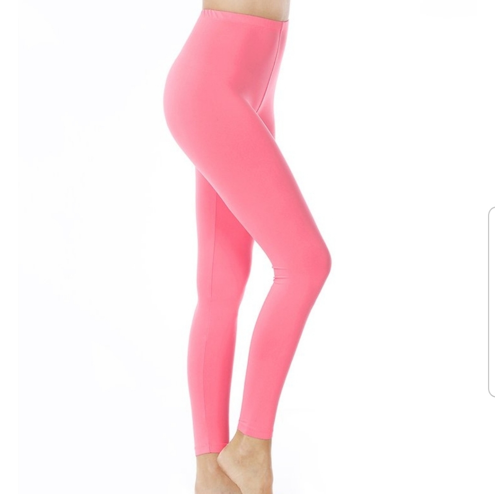 Bright Pink Leggings 3X